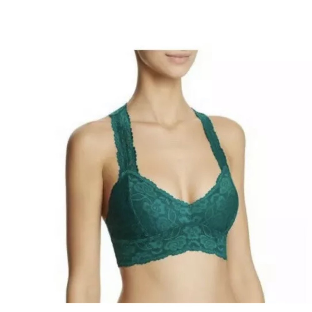 Free People Racerback Bralette OB59094 Pine size L - Picture 4 of 7